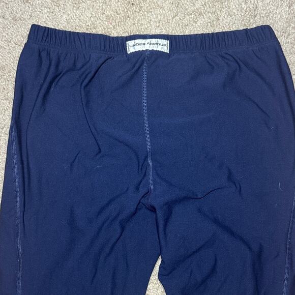 Under Armour Midnight Blue Lined Leggings Tights Women's Large - Picture 4 of 5